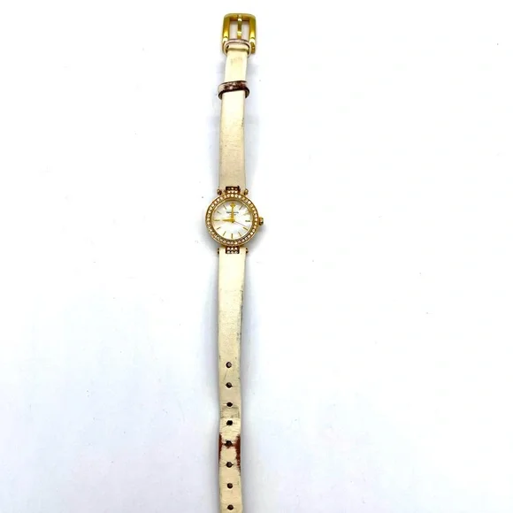 Kate Spade Leather Watch w/ Mother of Pearl 233047439?fmt=auto&$background  main image 4